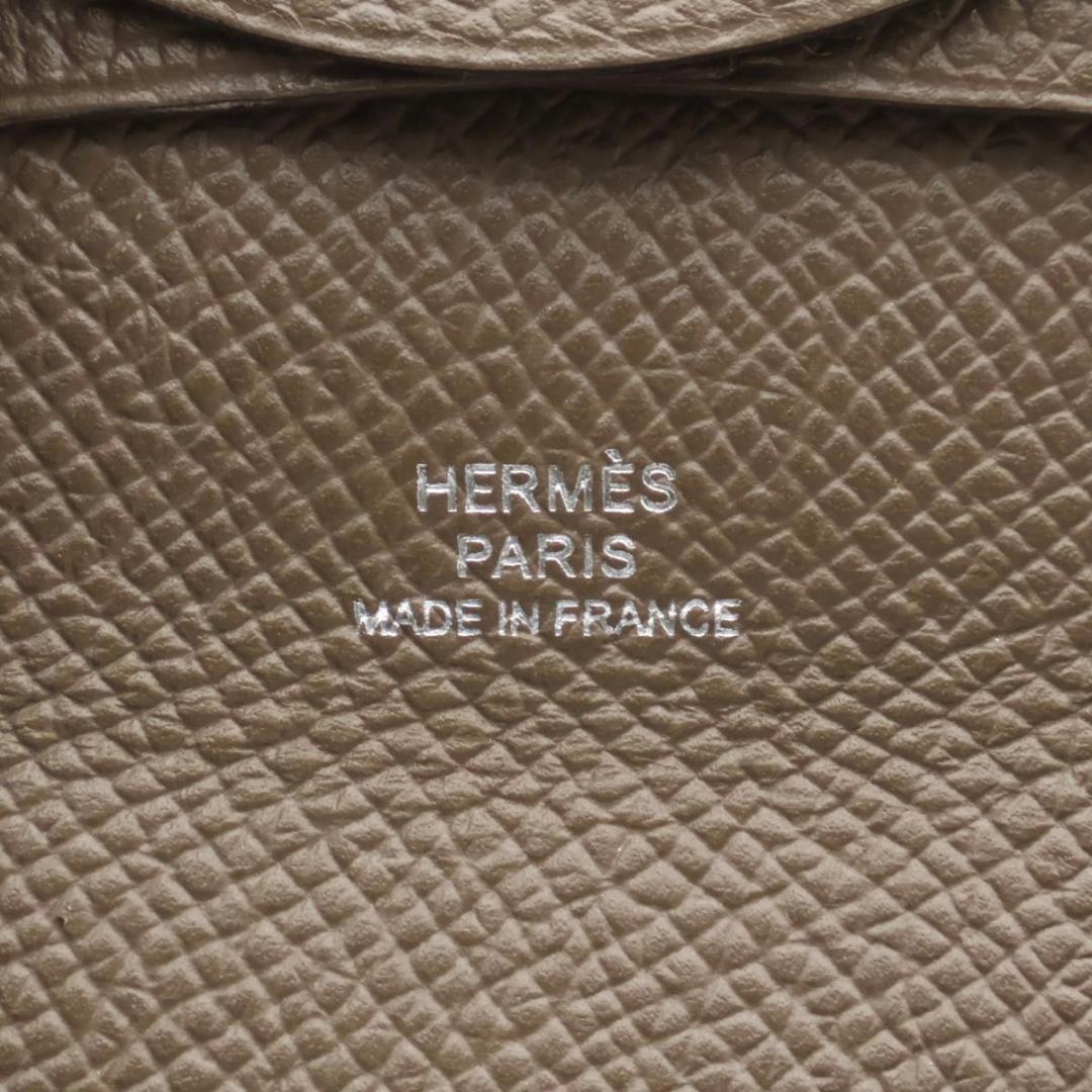 Hermes Bastia Etoupe Veau Epsom Coin Case — view 4