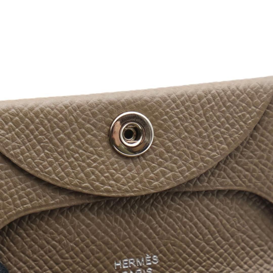 Hermes Bastia Etoupe Veau Epsom Coin Case — view 6