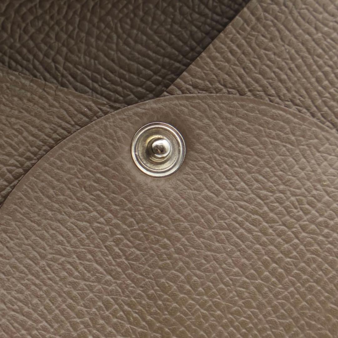 Hermes Bastia Etoupe Veau Epsom Coin Case — view 7