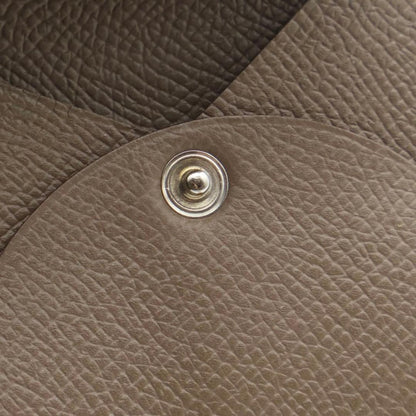 Hermes Bastia Etoupe Veau Epsom Coin Case — view 7