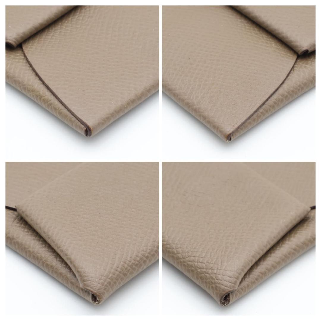 Hermes Bastia Etoupe Veau Epsom Coin Case — view 8