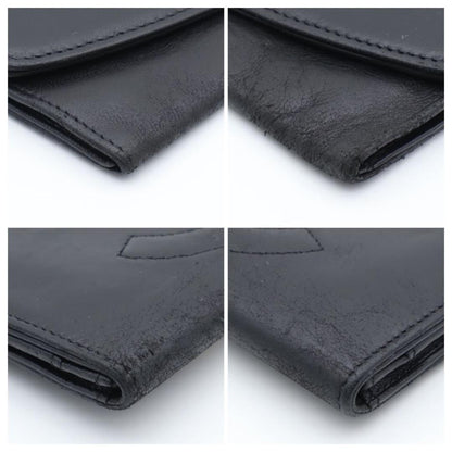 Chanel Jumbo CC Logo Lambskin Bifold Wallet Black — view 8