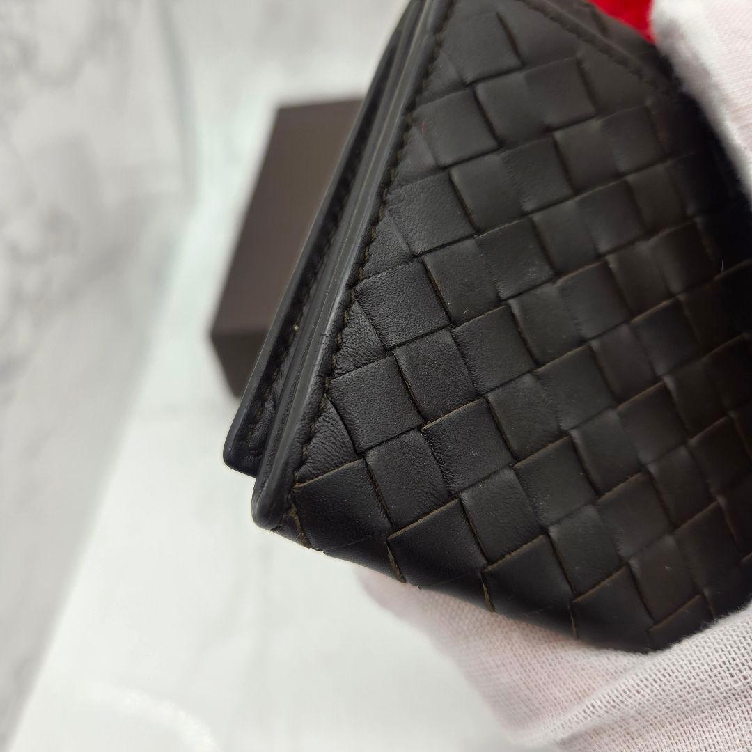 Bottega Veneta Intrecciato Billfold Wallet Brown — view 7