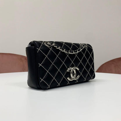 Chanel Mini Quilted Leather Single Flap Shoulder Bag