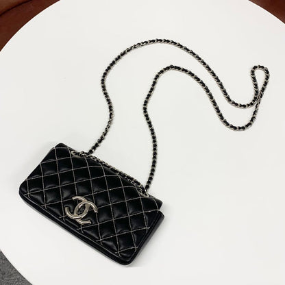 Chanel Mini Quilted Leather Single Flap Shoulder Bag