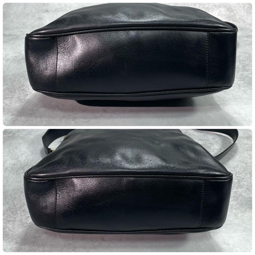 Gucci Shoulder Bag 2-Way Bamboo Black Leather — view 8