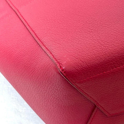 Celine Sangle Bucket Shoulder Leather Bordeaux — view 9