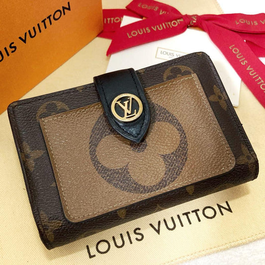 Louis Vuitton Monogram Reverse Portefeuille Juliette Foldable Wallet