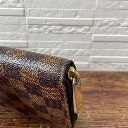 Louis Vuitton Damier Leather Zippy Wallet Brown — view 8
