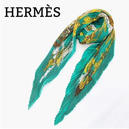 Hermes Carrée Plissé Hat Pleated Scarf No Tags
