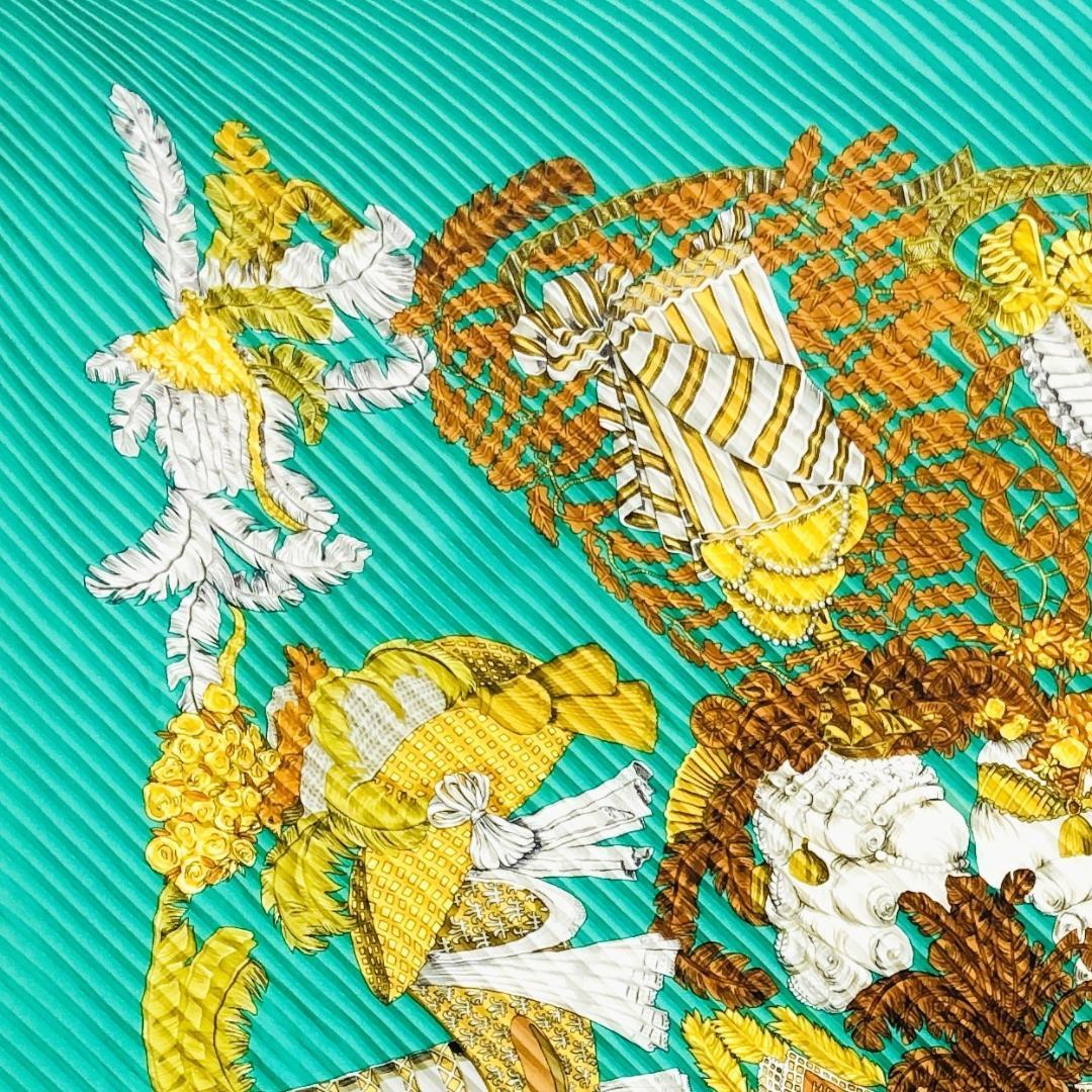 Hermes Carrée Plissé Hat Pleated Scarf No Tags