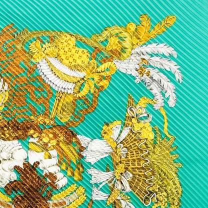 Hermes Carrée Plissé Hat Pleated Scarf No Tags