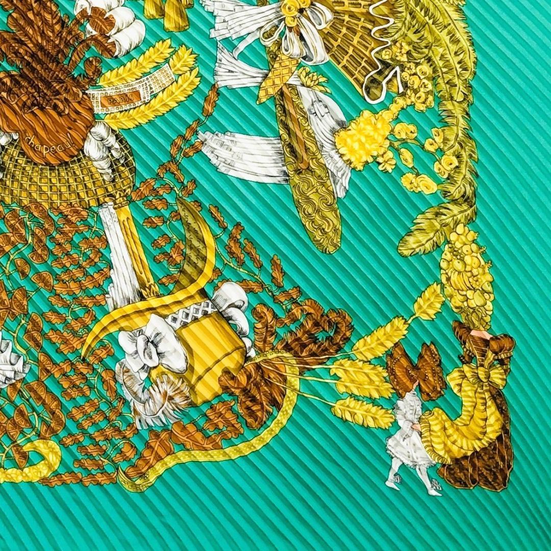 Hermes Carrée Plissé Hat Pleated Scarf No Tags