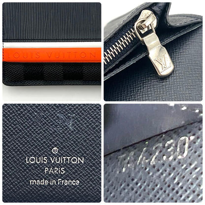 Louis Vuitton Epi Damier Portefeuille Brother Wallet Navy