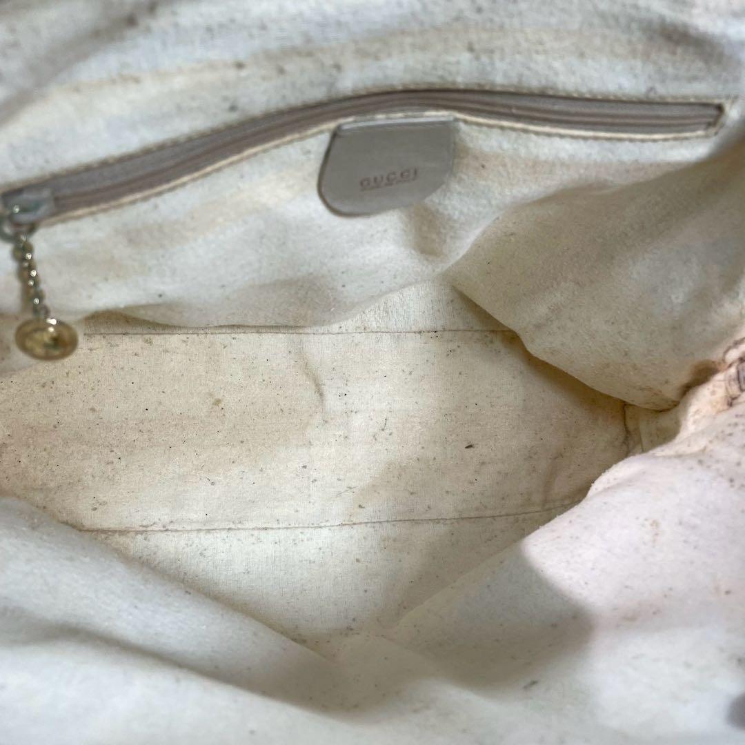 Gucci Handbag Bamboo Beige Leather Gold — view 5