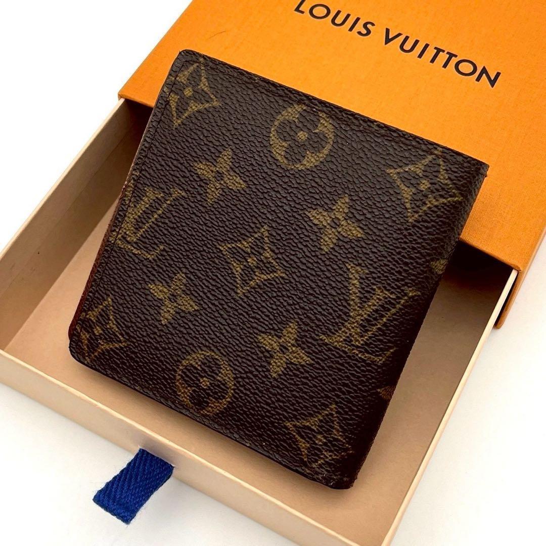 Louis Vuitton Monogram Portefeuille Marco Bifold Wallet Brown Leather — view 2
