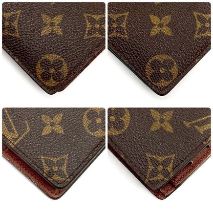 Louis Vuitton Monogram Portefeuille Marco Bifold Wallet Brown Leather — view 7
