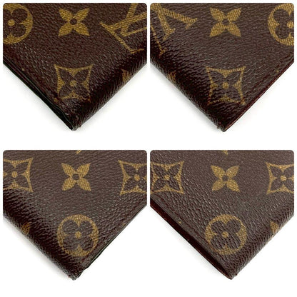 Louis Vuitton Monogram Portefeuille Marco Bifold Wallet Brown Leather — view 8