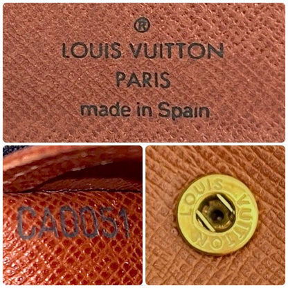 Louis Vuitton Monogram Portefeuille Marco Bifold Wallet Brown Leather — view 9
