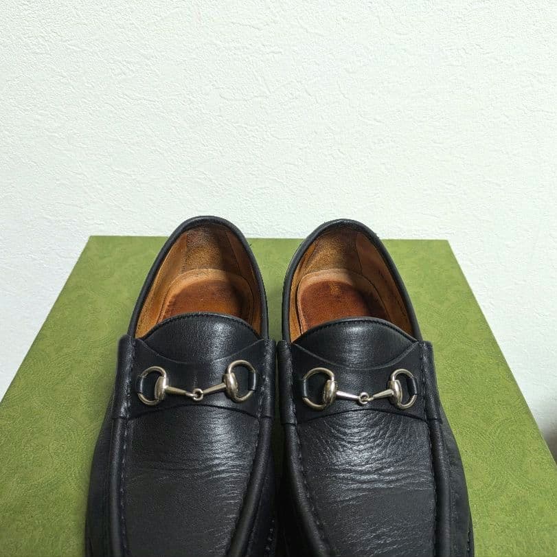 Gucci Horsebit Loafer Boots Rug Sole Black 36