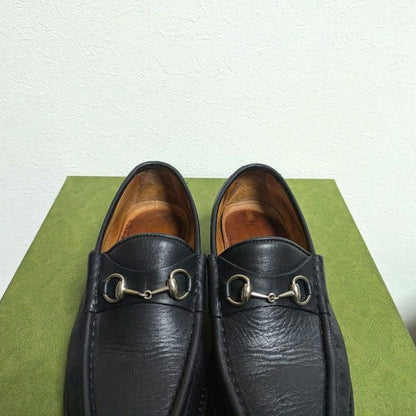 Gucci Horsebit Loafer Boots Rug Sole Black 36