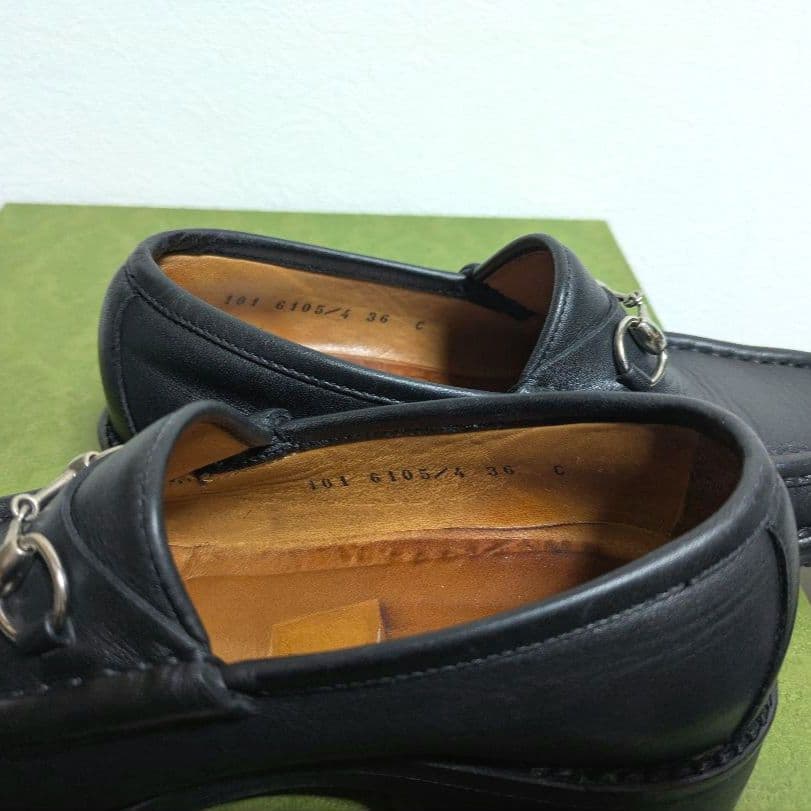 Gucci Horsebit Loafer Boots Rug Sole Black 36