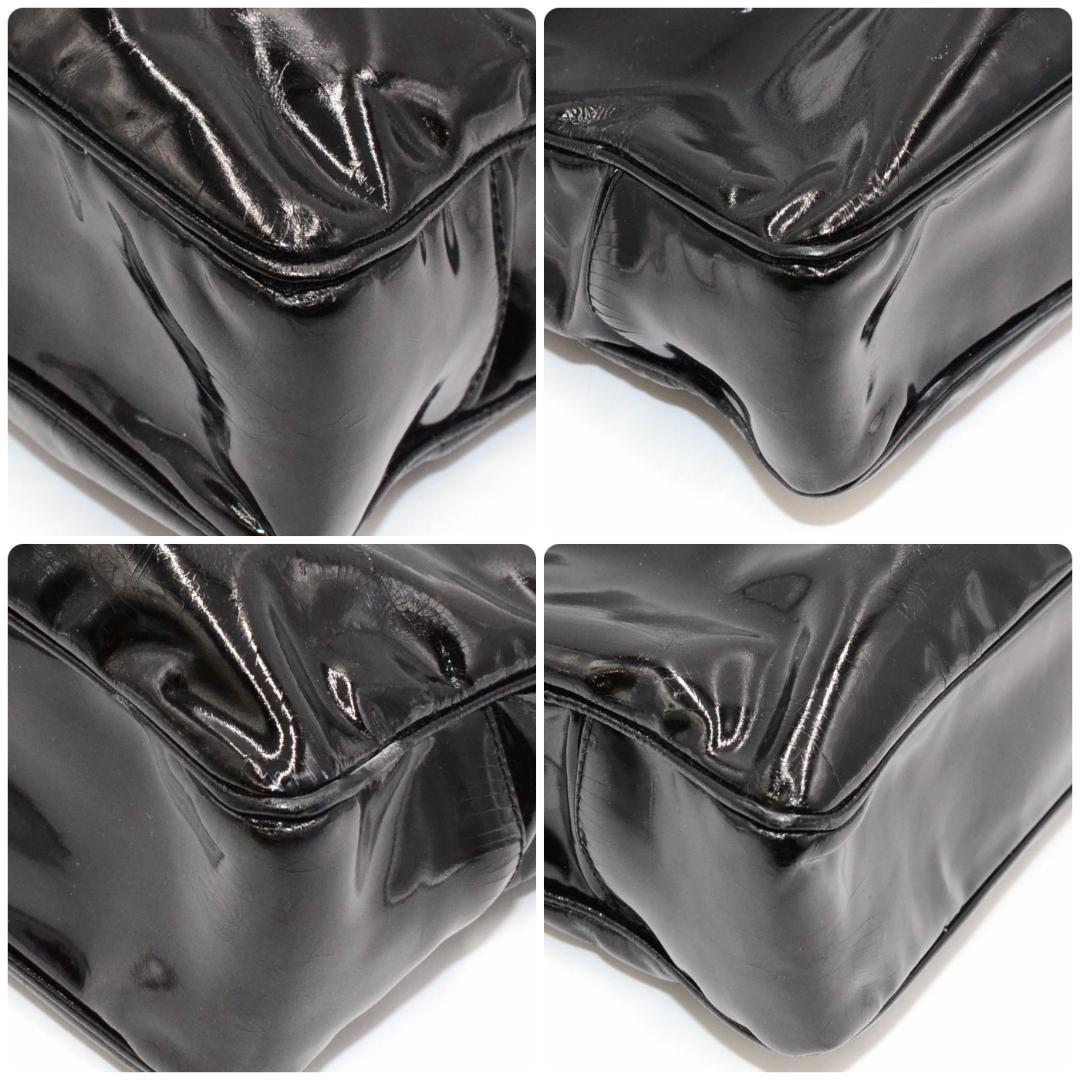 Chanel Tote Enamel CC Logo Black