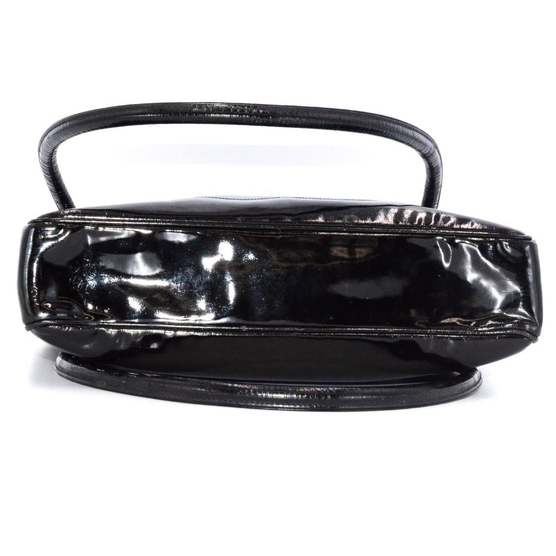 Chanel Tote Enamel CC Logo Black