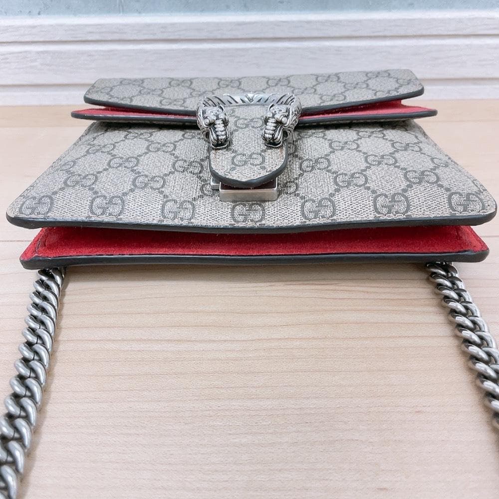 Gucci Dionysus Shoulder Bag Chain Red — view 5