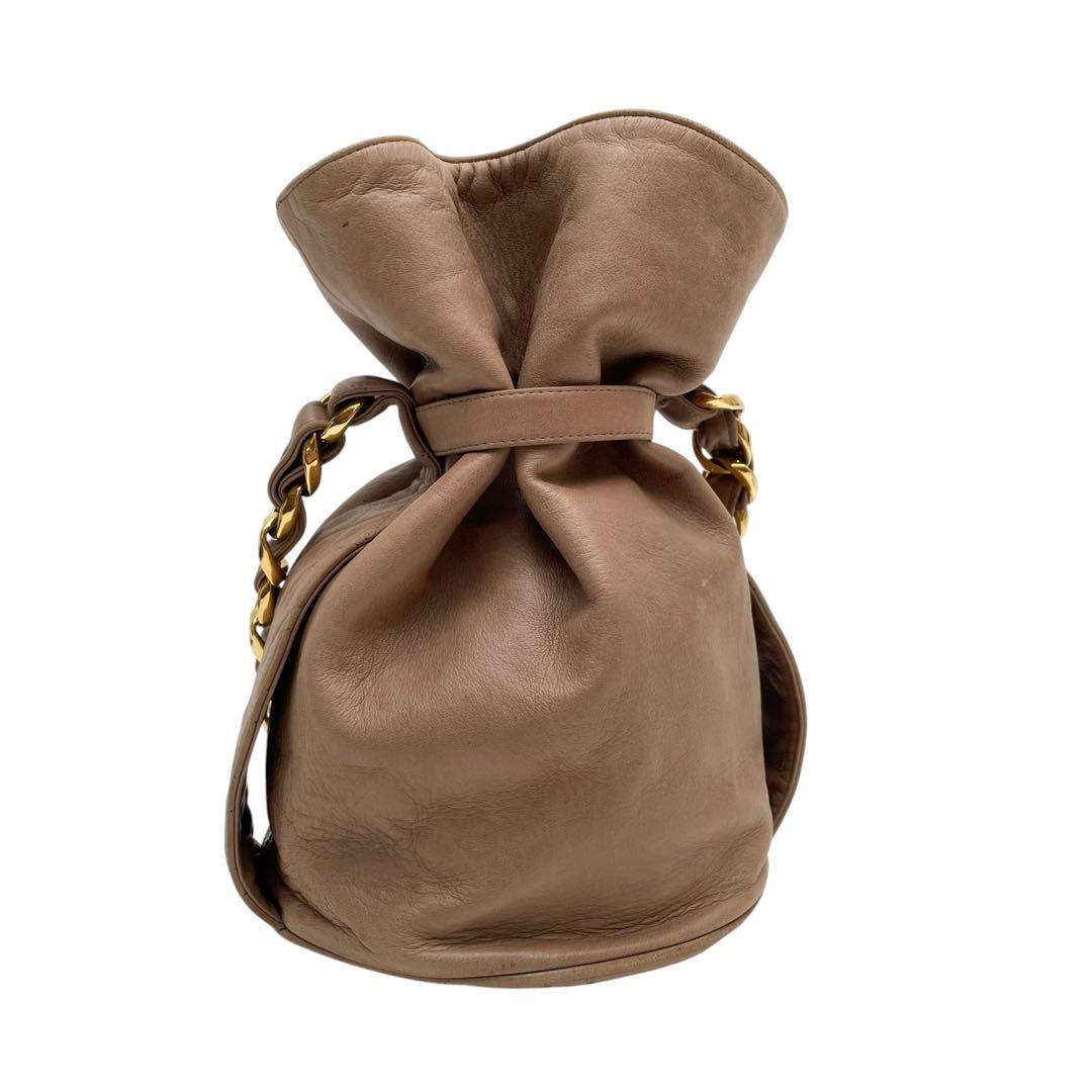 Chanel Lambskin Quilted Chain Shoulder Hand Bag — view 2