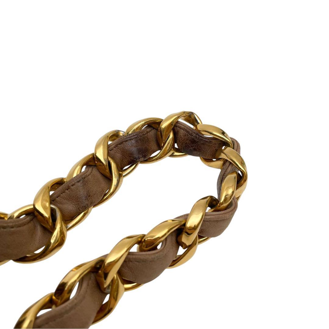 Chanel Lambskin Quilted Chain Shoulder Hand Bag — view 7