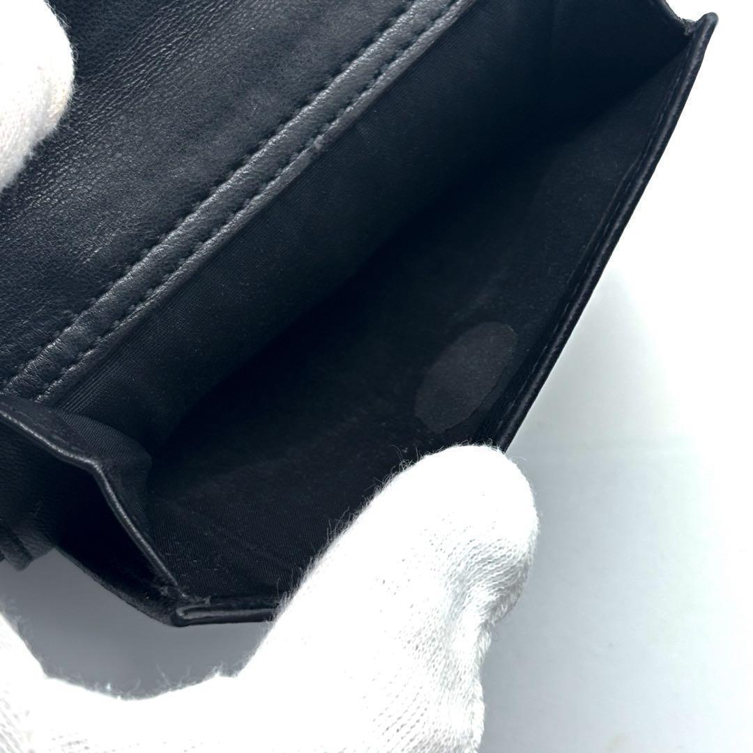 Chanel Wallet Coco Stitch Caviar Trifold Compact — view 8