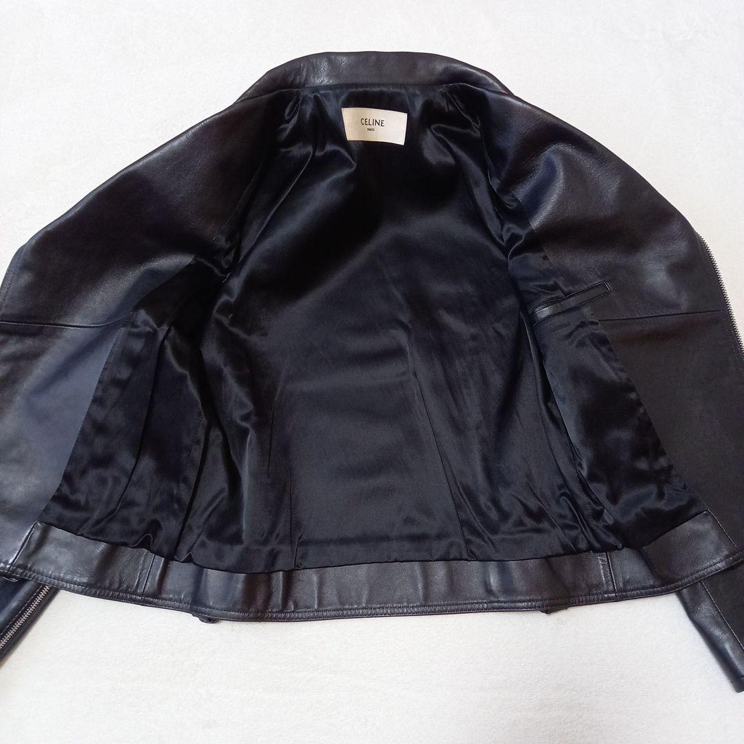 Celine Edith Liman Calfskin Double Riders Jacket