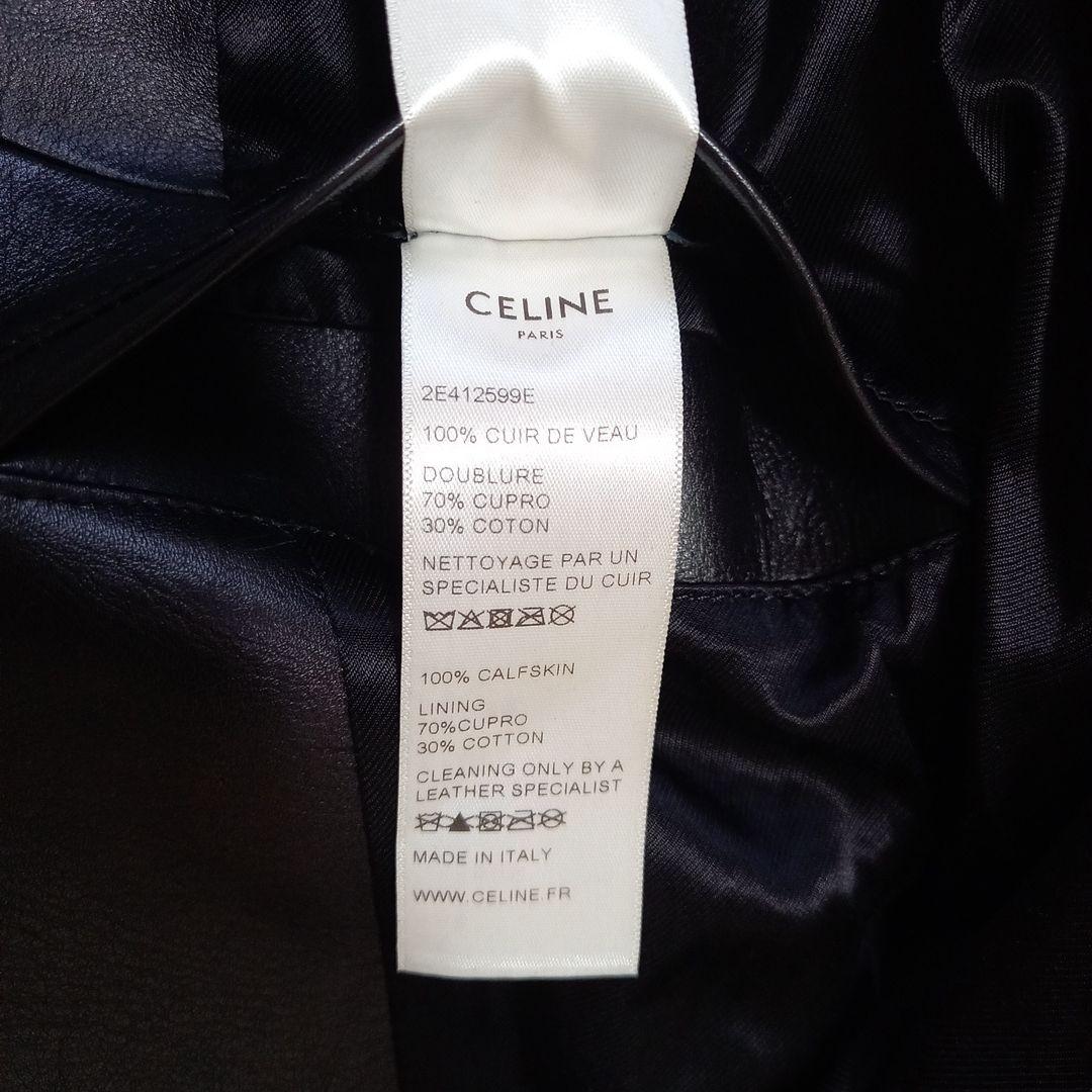 Celine Edith Liman Calfskin Double Riders Jacket