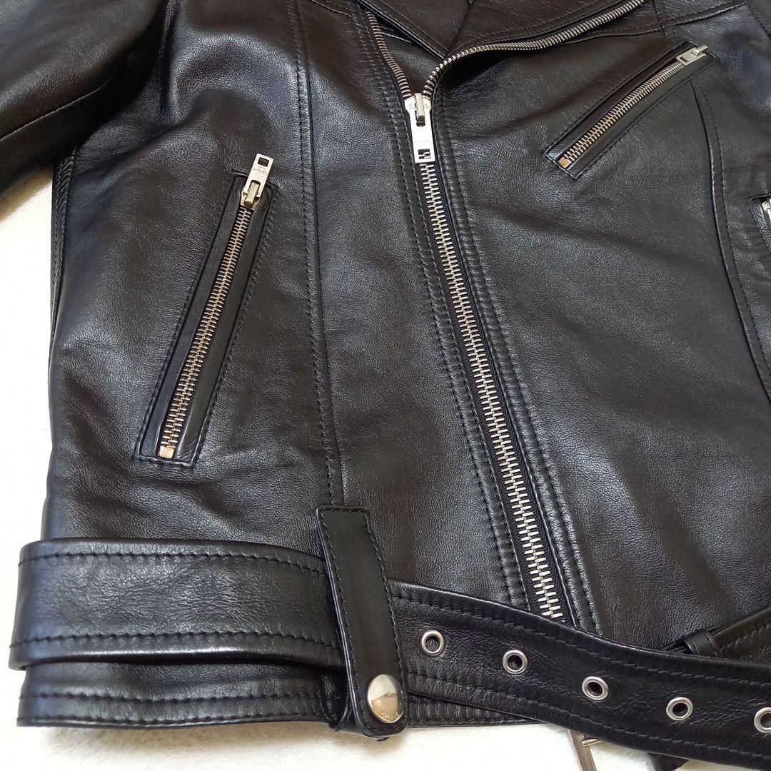 Celine Edith Liman Calfskin Double Riders Jacket