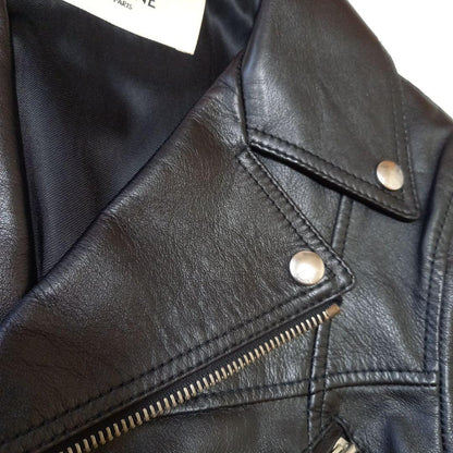 Celine Edith Liman Calfskin Double Riders Jacket