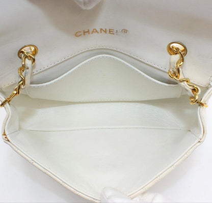Chanel Jumbo CC Logo Mini Bicolor Chain Shoulder — view 9