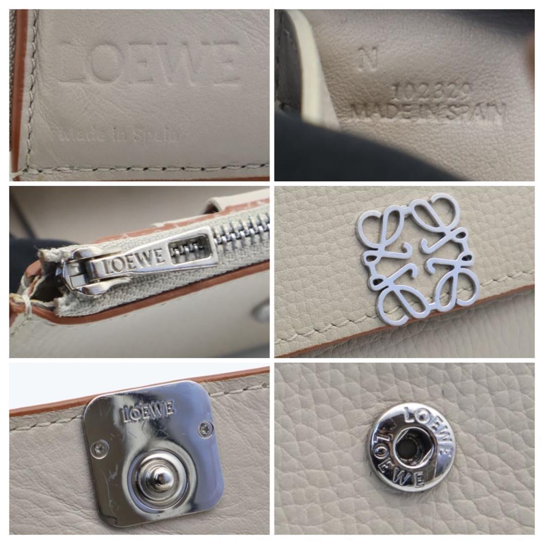 Loewe Trifold Wallet Anagram Beige — view 7