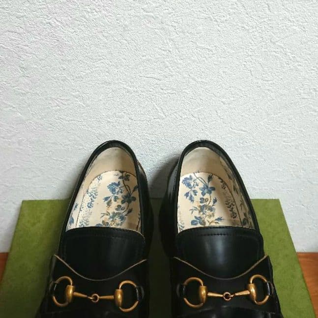 Gucci Horsebit Loafers Bee Embroidery Black 7 1 2