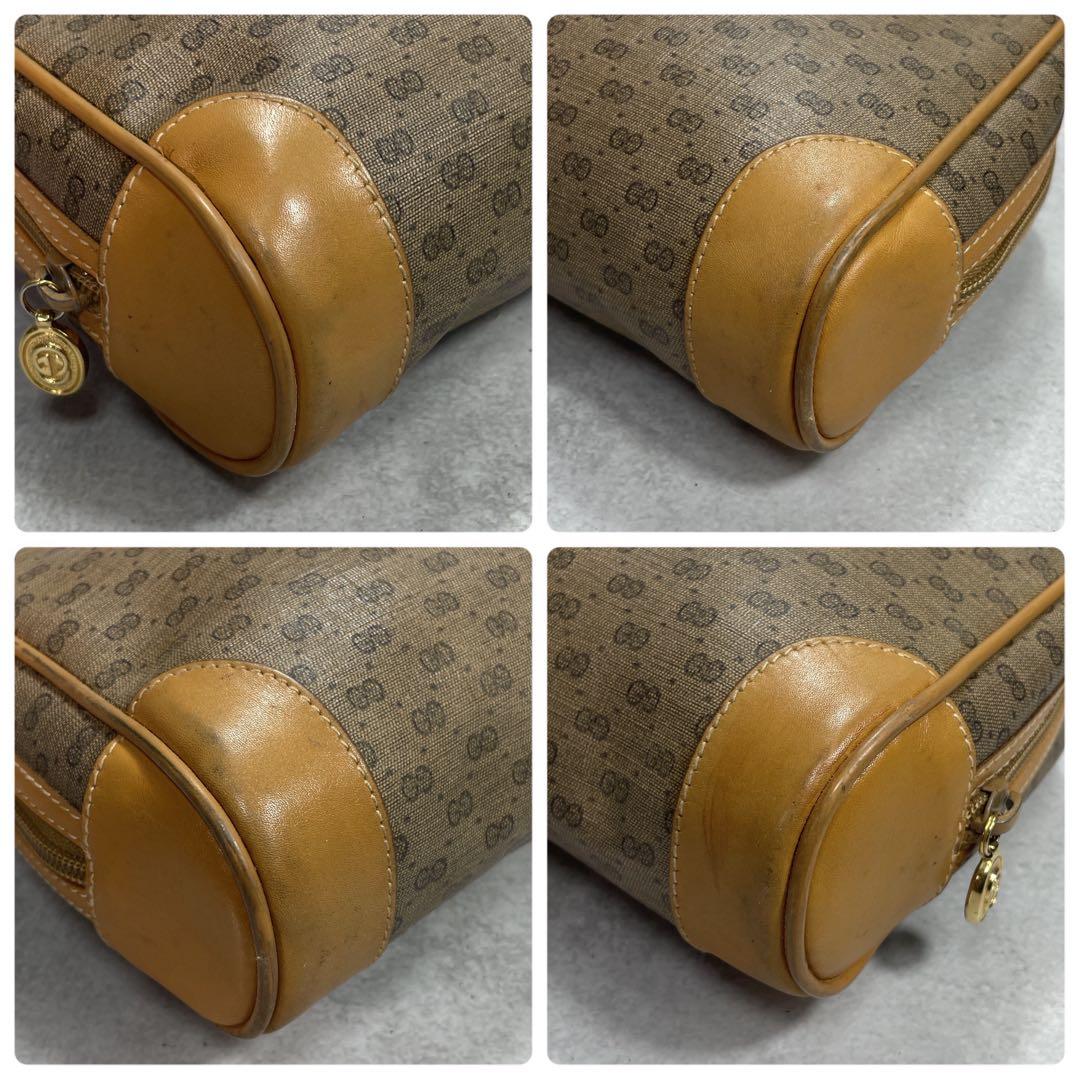 Gucci GG Clutch Brown Beige Logo Leather — view 7
