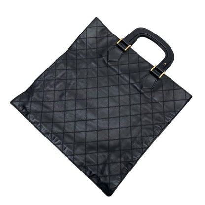 Chanel Quilted Lambskin Mini CC Logo Hand Tote — view 3