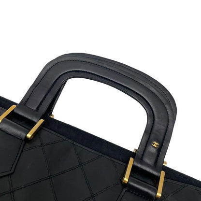 Chanel Quilted Lambskin Mini CC Logo Hand Tote — view 7