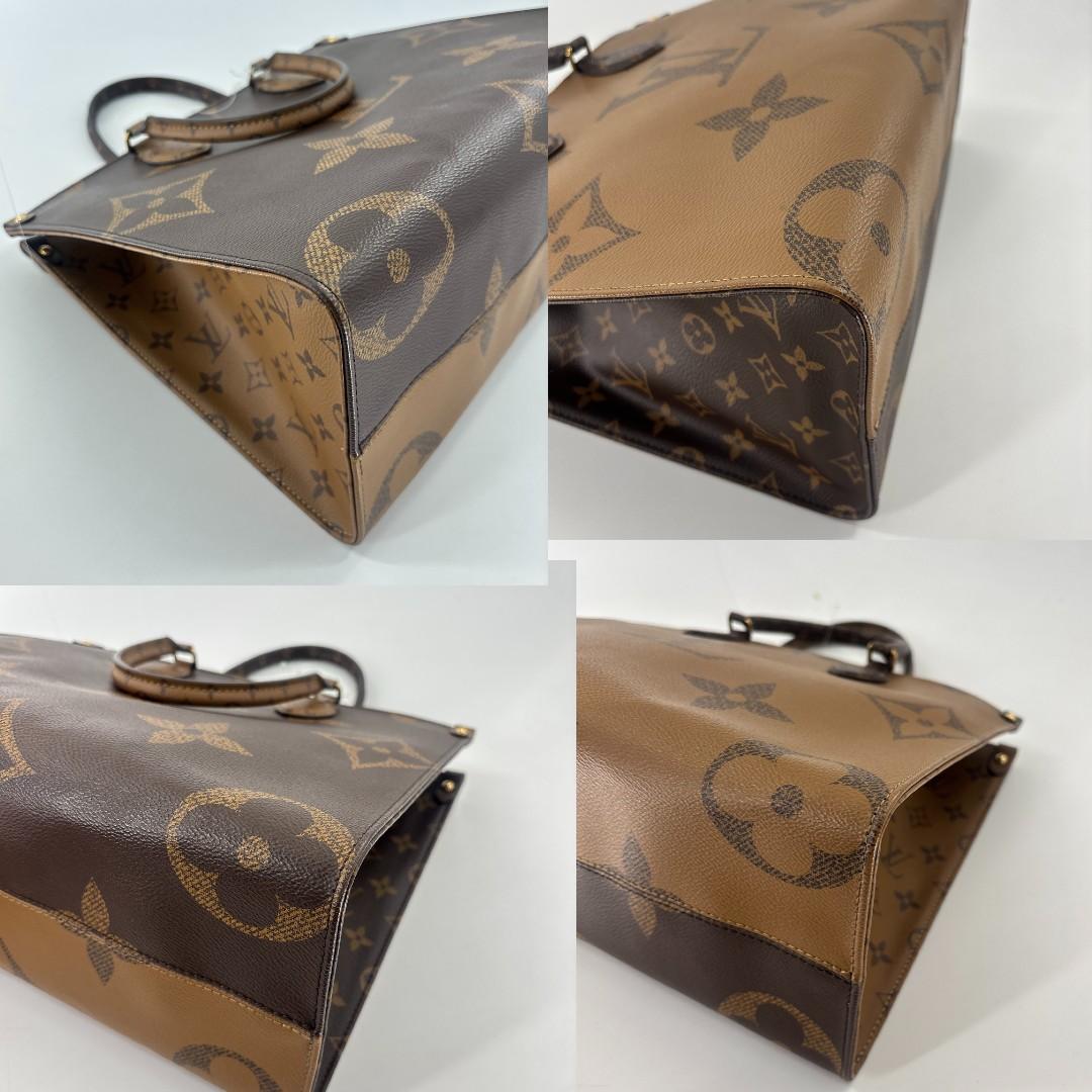 Louis Vuitton Giant Monogram Reverse On The Go MM Tote Bag — view 8
