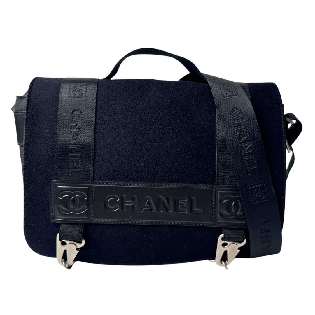 Chanel Sports Line CC Logo Shoulder Bag Messenger — view 2
