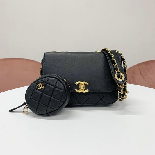 Chanel Quilted Flap with Coin Purse