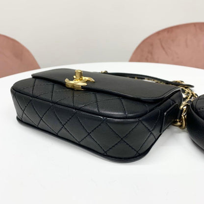 Chanel Quilted Flap with Coin Purse — view 5