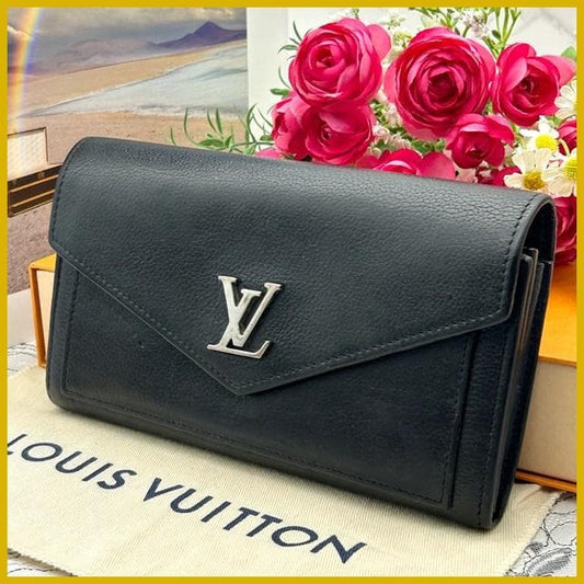 Louis Vuitton Portefeuille My Lockme Noir Wallet