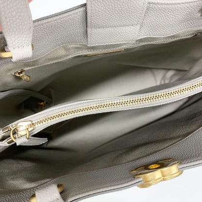 Chanel Caviar Leather Quilted CC Logo Turnlock Chain Bag — view 6