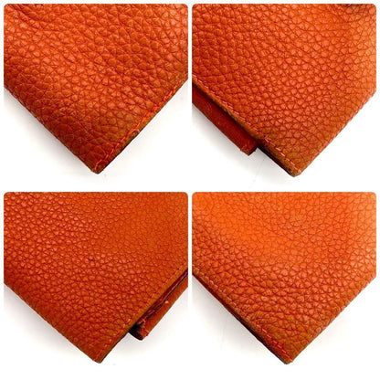 Hermes Dogon Pouch Togo Orange Belt Bag Waist — view 8