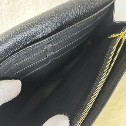 Louis Vuitton Portefeuille Capucines Flower Noir Black Long Wallet